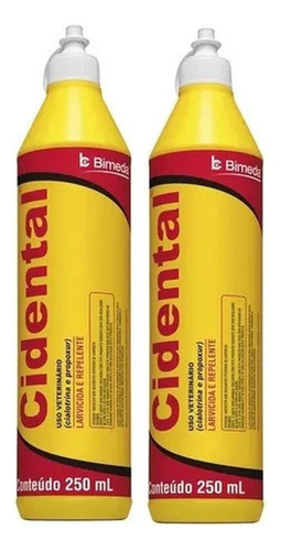 2x Mata Bicheira Cidental 250ml Liquido Bimeda