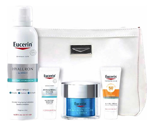 Set Eucerin: Crema Ultra Ligera 50ml + Mist 150ml + Regalos