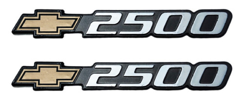 2piezas Emblemas Laterales Chevrolet Cheyenne Silverado 2500