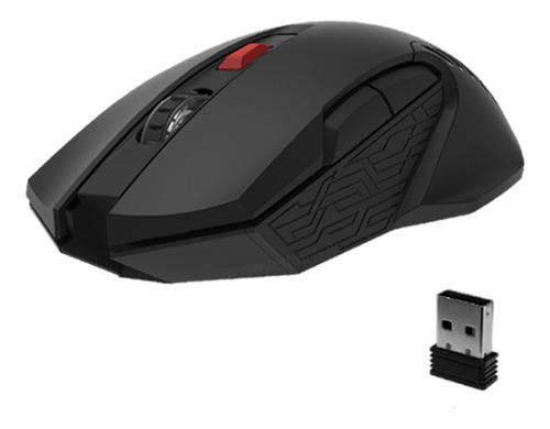 Imagen 2 de 5 de Mouse Inalambrico Raigor Ii Wg10 Gaming Negro Usb 2000dpi