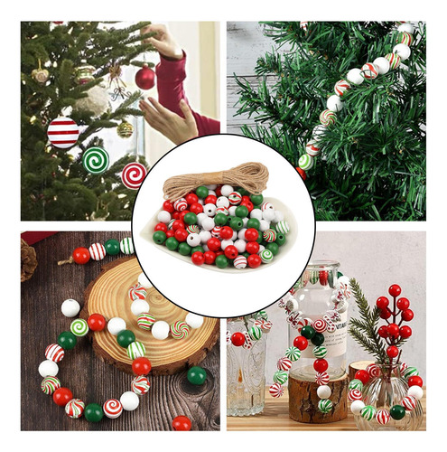 Cuentas De Chicle Navideño 240 Piezas De Cuentas Decorativas