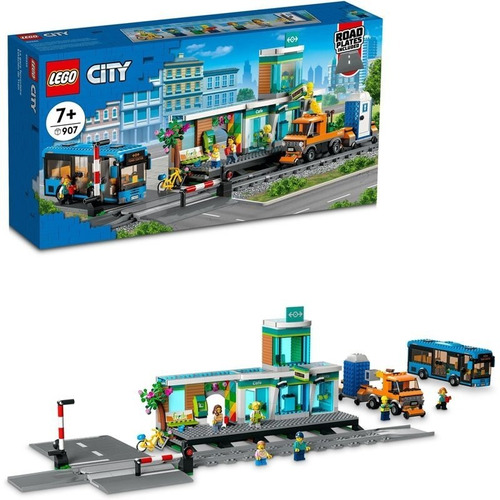 Kit De Construcción Lego City Estación De Tren 60335 Cantidad de piezas 907