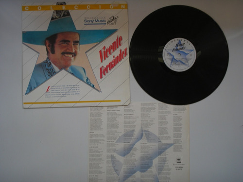 Lp Vinilo Vicente Fernandez De Colección Edic  Colombia 1993