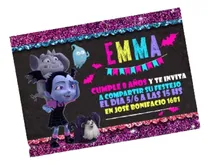 Comprar Vampirina Invitación Imprimible Digital Y Stickers