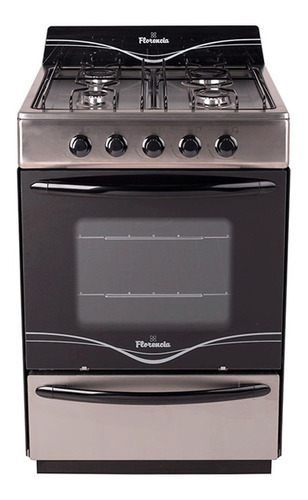 Cocina Florencia Recta 5518f A Gas 4 Hornallas 65l