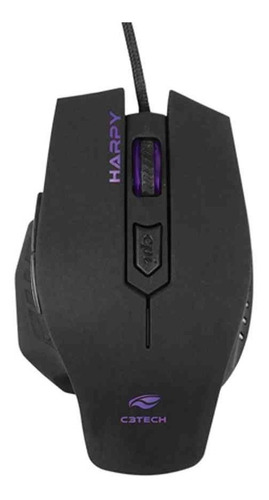 Mouse C3tech Gamer Buzzard Mg-110bk 3200dpi Usb