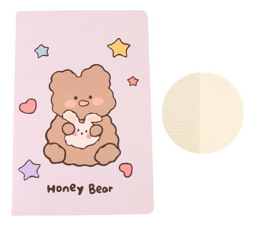 Caderno Pautado Honey Bear A5