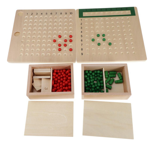 Tablas De Madera Para Multiplicar Y Dividir Montessori Early