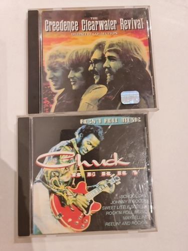 Chuck Berry Y Creedence Lote X 2 Cd Originales Como Nuevos