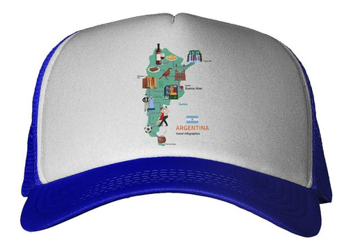 Gorra Argentina Mapa Cultura