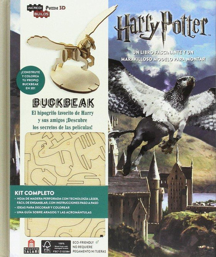 Libro: Incredibuilds Harry Potter Buckbeak. Varios Autores. 