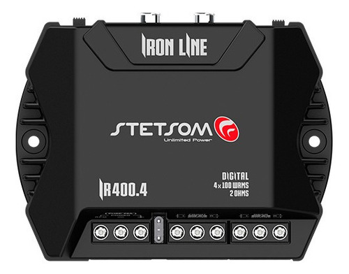 Imagem 4 de 4 de Modulo Amplificador Stetsom Iron Line Ir 400.4 Canais 400rms