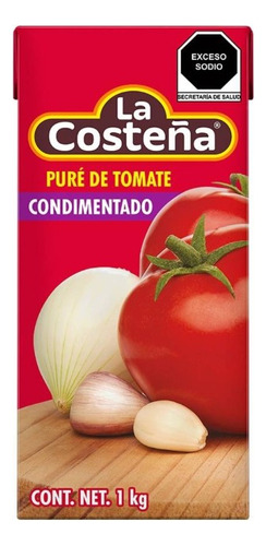 Puré De Tomate La Costeña Condimentado 1 Kg