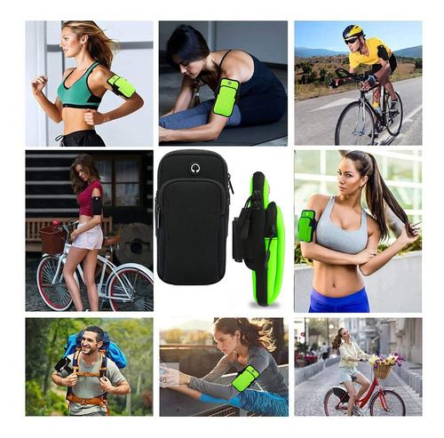 Brazalete Para Correr, 2 Piezas De Bolsa De Brazo Con