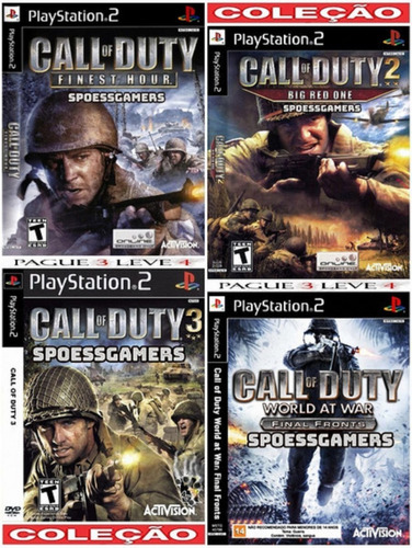 call of duty para ps2