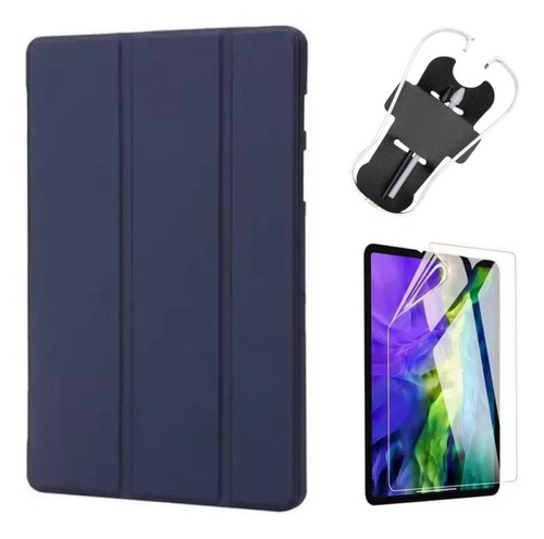 Capa Smart Cover Para Tab S6 Lite + Kit De Pontas + Película