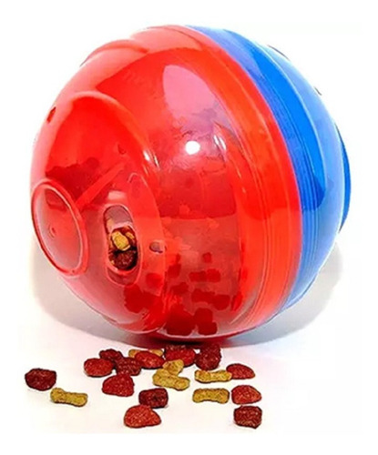 Brinquedo Bola Cães E Gatos Pet Ball Mini Pet Games Cor Azul e Vermelho