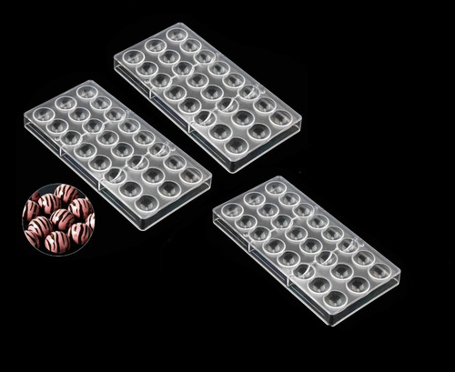 Pack X3 Moldes Chocolate Moldes De Chocolate Molde 24circulo