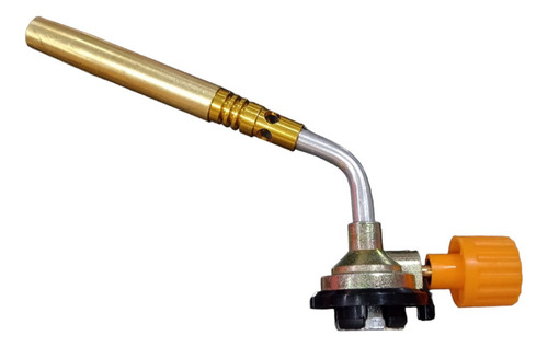 Soldador Soplete Gas Brogas Pico Bronce + 4 Cartuchos 227 G