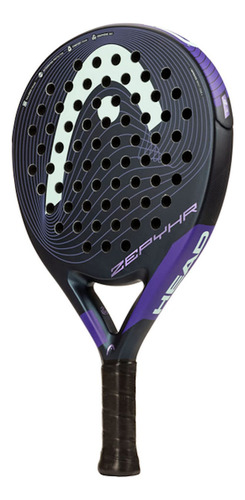 Raqueta De Padel Zephyr Pro Graphene 360 Negro Con Morado