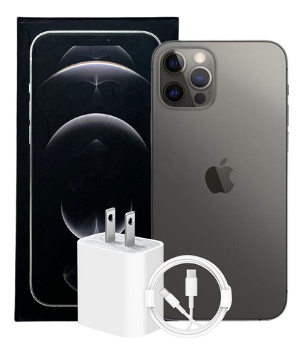 Apple iPhone 12 Pro Max (128 Gb) - Negro Con Caja Original (Reacondicionado)