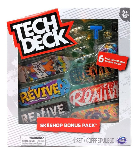 Tech Deck Sk8shop - Patinetas De La Serie 2021 (revive)