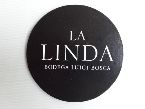 Posavasos La Linda Bodega Luigi Bosca Uruguay Cartón Rígido