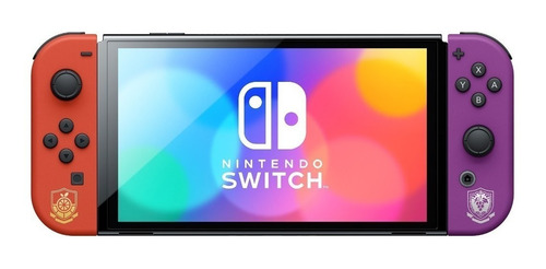 Imagen 1 de 7 de Nintendo Switch OLED 64GB Pokémon Scarlet & Violet Edition color rojo y violeta y negro
