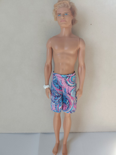 Muñeca Barbie Ken Beach Bikini (Usado)