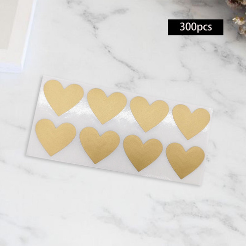 Paquete De 300 Pegatinas Para Rascar En Forma De Dorado