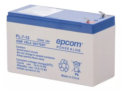 Batería Pila 12v 7ah Scooter Patin Recargable Epcom D-s