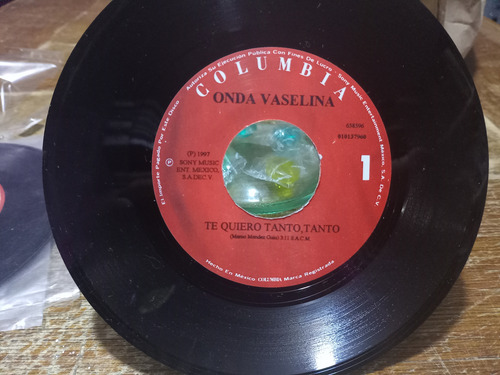 Ep 7 Single Onda Vaselina Mirame A Los Ojos Te Quiero Tanto Edición Limitada