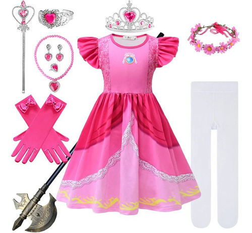 Vestido Bros Para Niñas Con Diseño De Princesa Vaquera, Colo