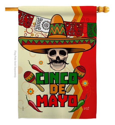 Angeleno Heritage Calavera Cinco De Mayo Bandera De La Casa 