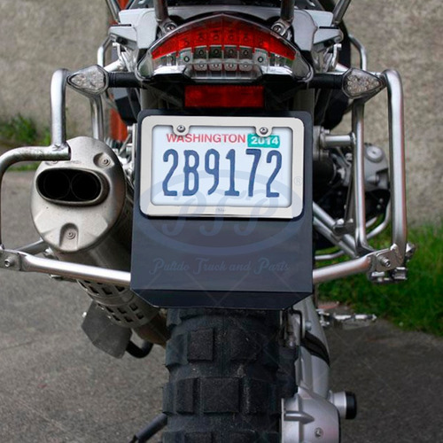 Bisel Portaplacas (nueva) P/motocicleta 14x22 Cm No.15090