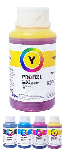 Tinta Corante 250ml Profeel H8950 Compatível Para H_p