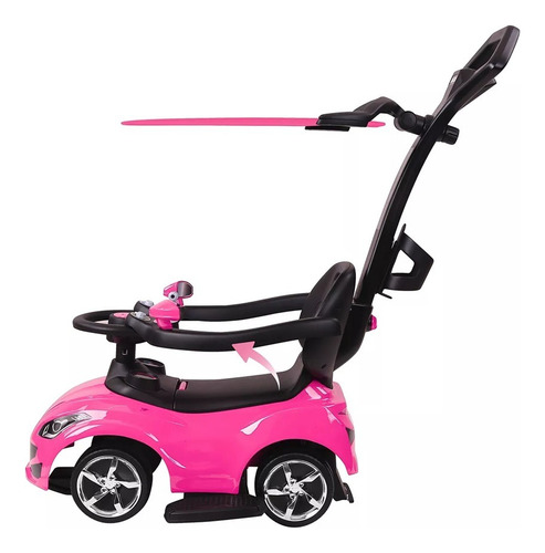 Carrito Montable Apache Rosa 3 En 1