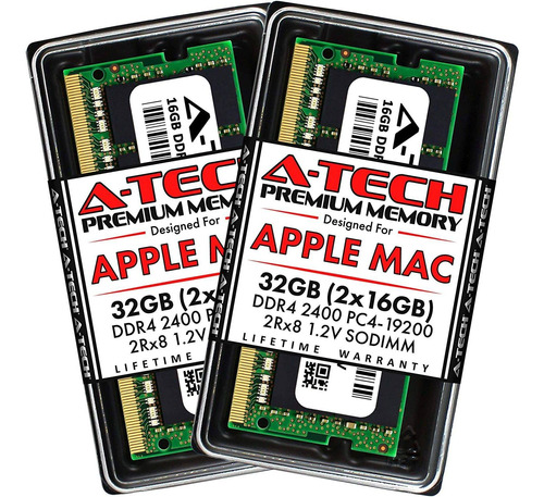 Memorias A-tech, Ram (2x16gb), Compatible / Apple iMac 2017