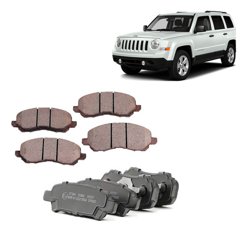 Pastillas Delanteras Y Traseras Jeep Patriot 2.4 [2007-2017]