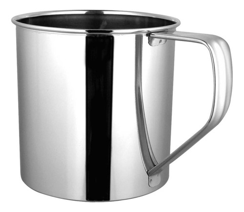 Caneca Inox 350ml Xícara Vintage Inquebrável Polida Cor Inox Nome Do Desenho Polida