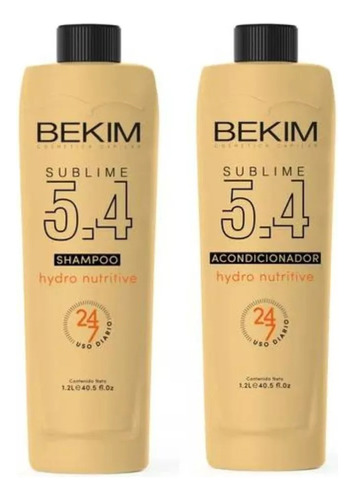 Shampoo + Acondicionador De 1.2 L Capilar Sublime 5.4 Bekim 