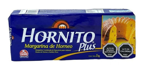 Margarina Hornito Horneo 1kg. Watts