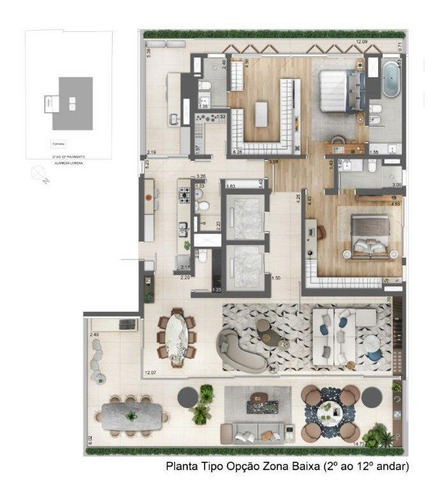 Apartamento À Venda No Bairro Jardim Paulista - São Paulo/sp - O-4229-11278