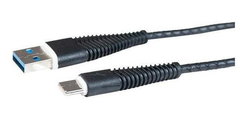 Cabo Usb X Tipo C Emborrachado Preto 1m X-cell