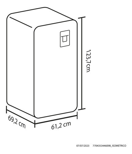Nevera Haceb Frost 220 Litros Manija Integrada - Titanio 115