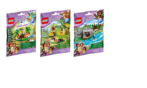 Lego Friends, Animal Set Conjunto De La Serie 5 Paquete De 3