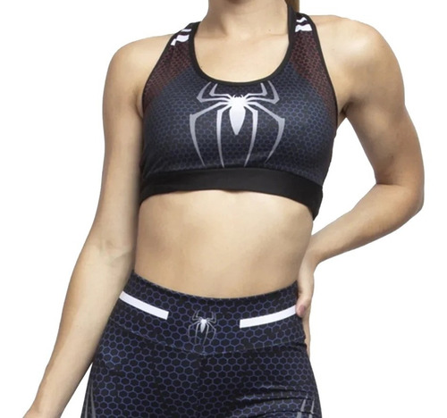 Top Deportivo Mujer Estampado Spiderman