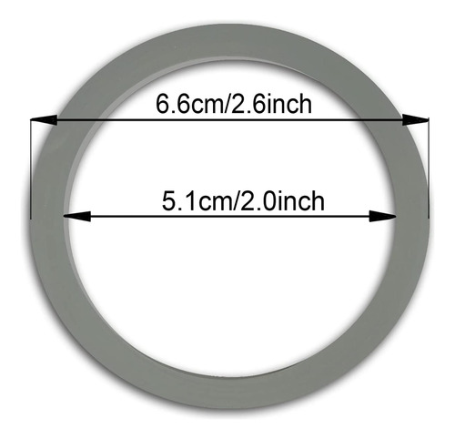 Paquete De 2 Juntas De Licuadora Color Gris, Compatible Con