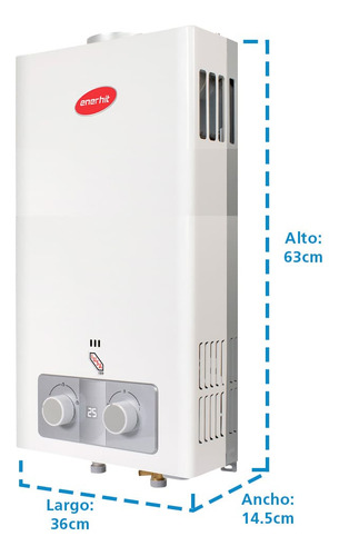Calentador Instantáneo Enerhit 12 L Gas L.p.