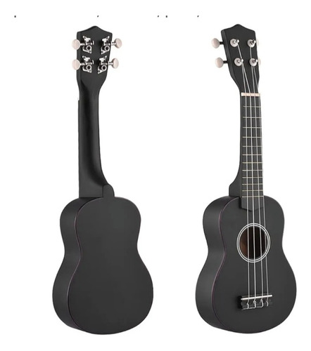 Ukelele Soprano Acústico De 21 Pulgadas, Madera De Tilo